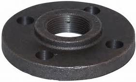 Black Floor Flanges