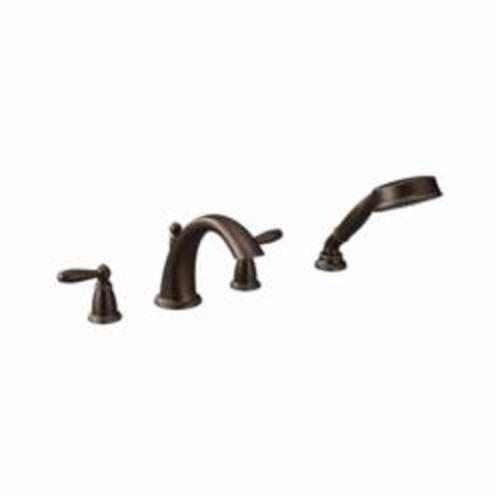 Moen&reg; T924 Brantford&trade; Widespread Roman Tub Faucet With Hand Shower