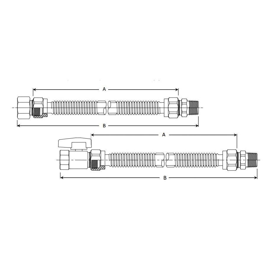 BrassCraft® CSSC44-36